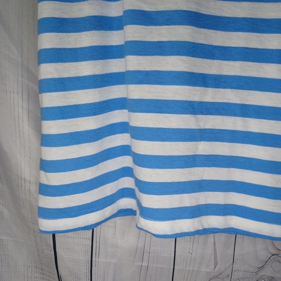 H&M Blue and White Striped Men's Shirt - Picture 12 of 13